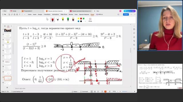 Самые распространенные ловушки в логарифмических неравенствах из № 15 профильного ЕГЭ по математике