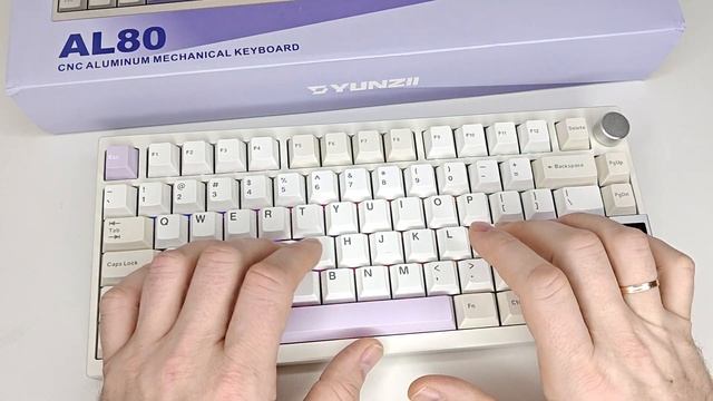 Обзор клавиатуры YUNZII AL80 Алюминиевый корпус и LCD дисплей
