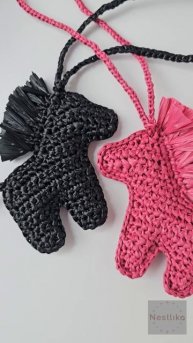 🐎 Лошадка из рафии | Натуральная элегантность | Ручная работа