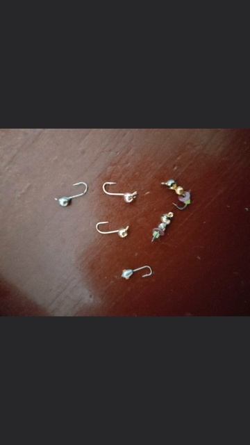 Приобрел леску Daiwa 0,06 мм. Приобрел на запас поводки флюрокарбон. Также приобрел мормышки.