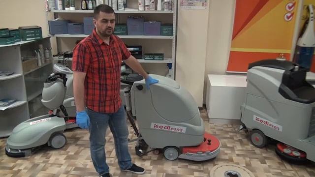 поломоечная машина KEDI GBZ 530B распаковка и первый запуск