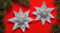 Бумажные снежинки Как сделать снежинки из бумаги