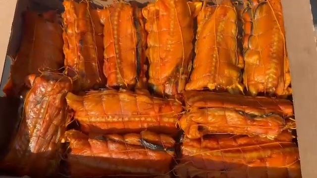 Хребты Лосося горячего копчения