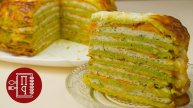 Обалденный Торт из Кабачков с Фаршем! Вкуснейшая Закуска из Кабачков!