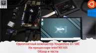 Одноплатный компьютер Youyeetoo X1 SBC на процессоре Intel Jasper Lake N5105. Обзор и тесты. POE.