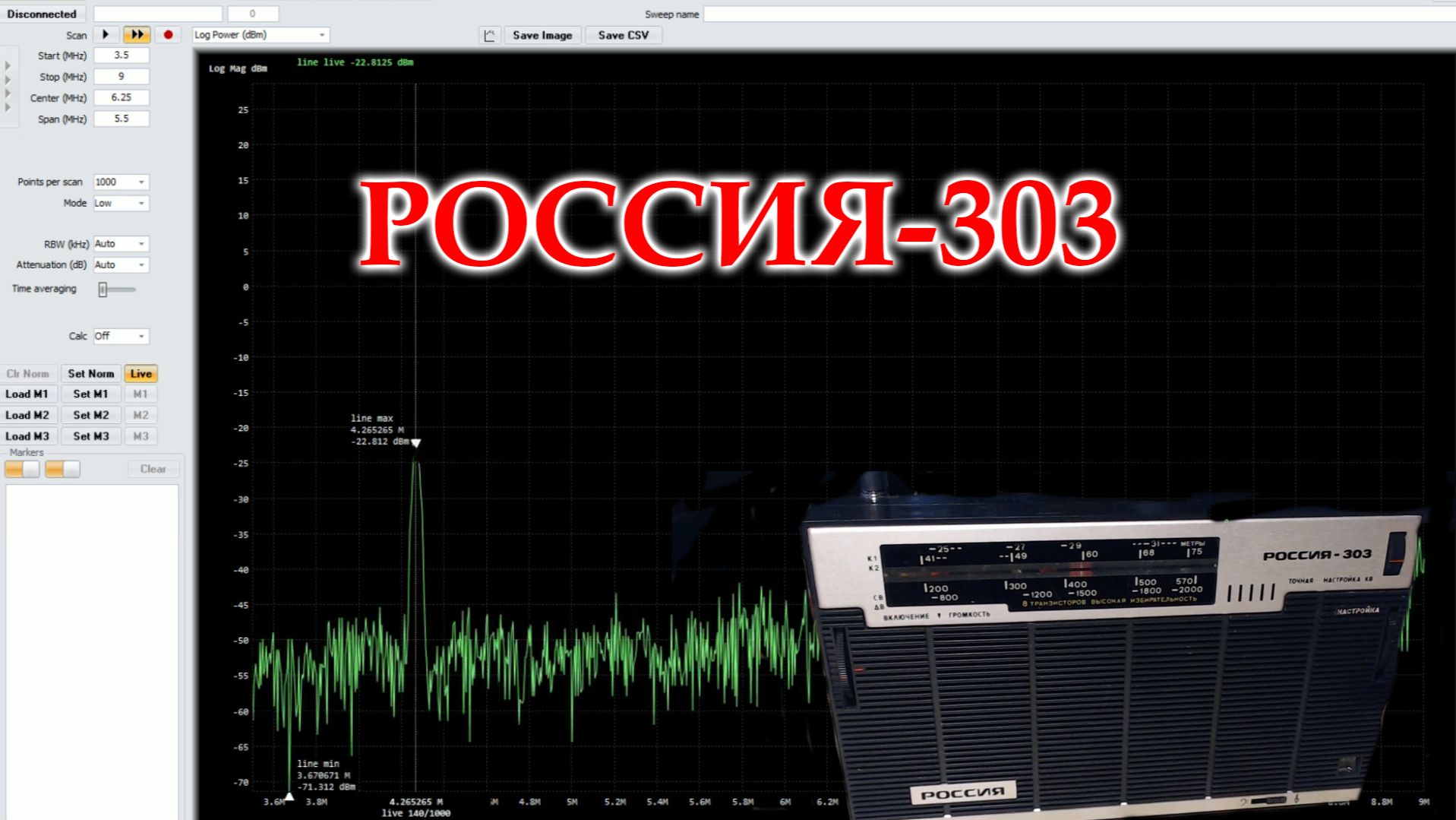 Радиоприемник Россия-303. Ремонт УНЧ, проверка укладки диапазонов с помощью TinySA.