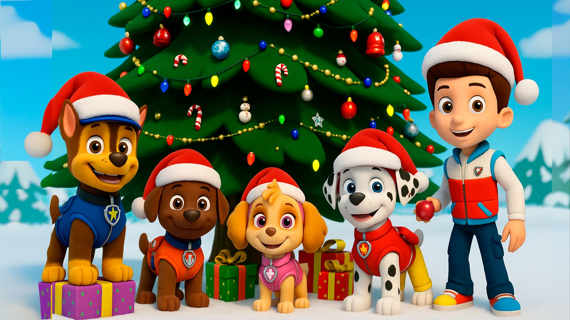 🎄 ЩЕНЯЧИЙ ПАТРУЛЬ НОВОГОДНЯЯ ЁЛКА и ПРИКЛЮЧЕНИЯ в МАЙНКРАФТ PAW PATROL МУЛЬТИК
