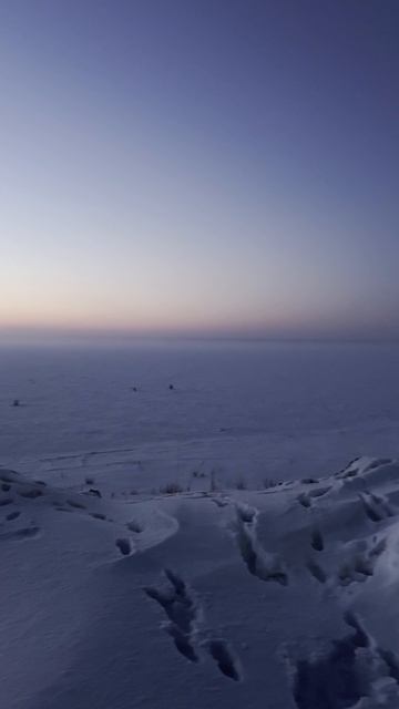 Рассвет на Енисее -40🥶