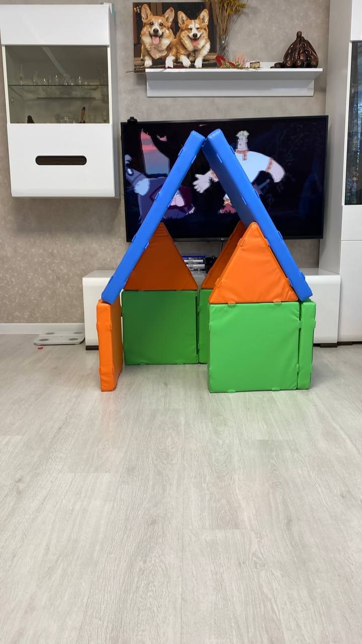 Строим Шале из конструктора Маграник