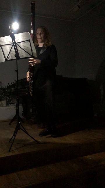 Чеховка. Концерт во тьме, но не кромешной. Скрипка, альт, виолончель и фагот (не разом). Фрагмент 5