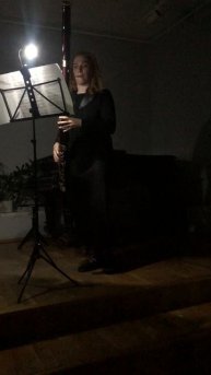 Чеховка. Концерт во тьме, но не кромешной. Скрипка, альт, виолончель и фагот (не разом). Фрагмент 5