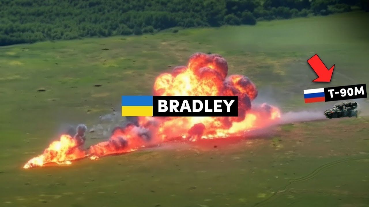 Т-90М внезапно появился перед украинской бригадой и..