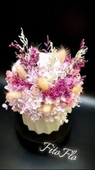 Букет из стабилизированных цветов