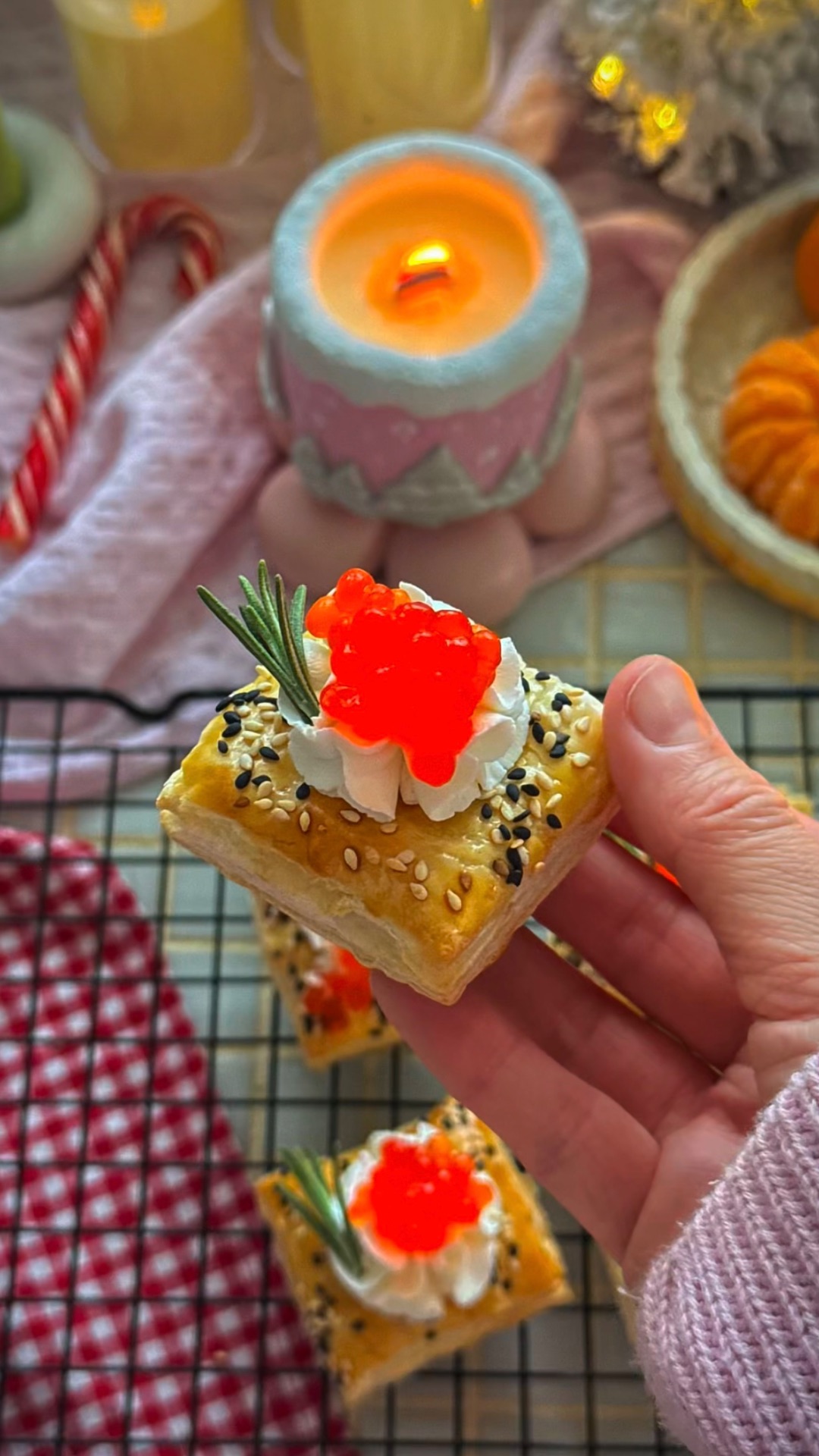 Яркая новогодняя закуска, которая улетит после первого тоста🤤✨🎄