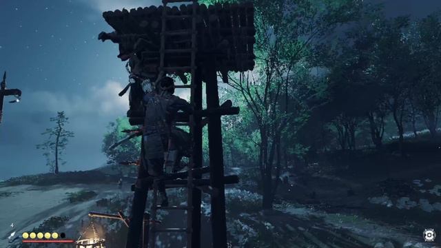 Территория монголов прибрежный лагерь Замес рубка Ghost of Tsushima Призрак Цусимы