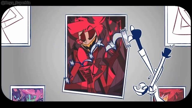 Вокси и Аластор (Вокси в истерике)