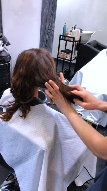 Химическая завивка на концы волос