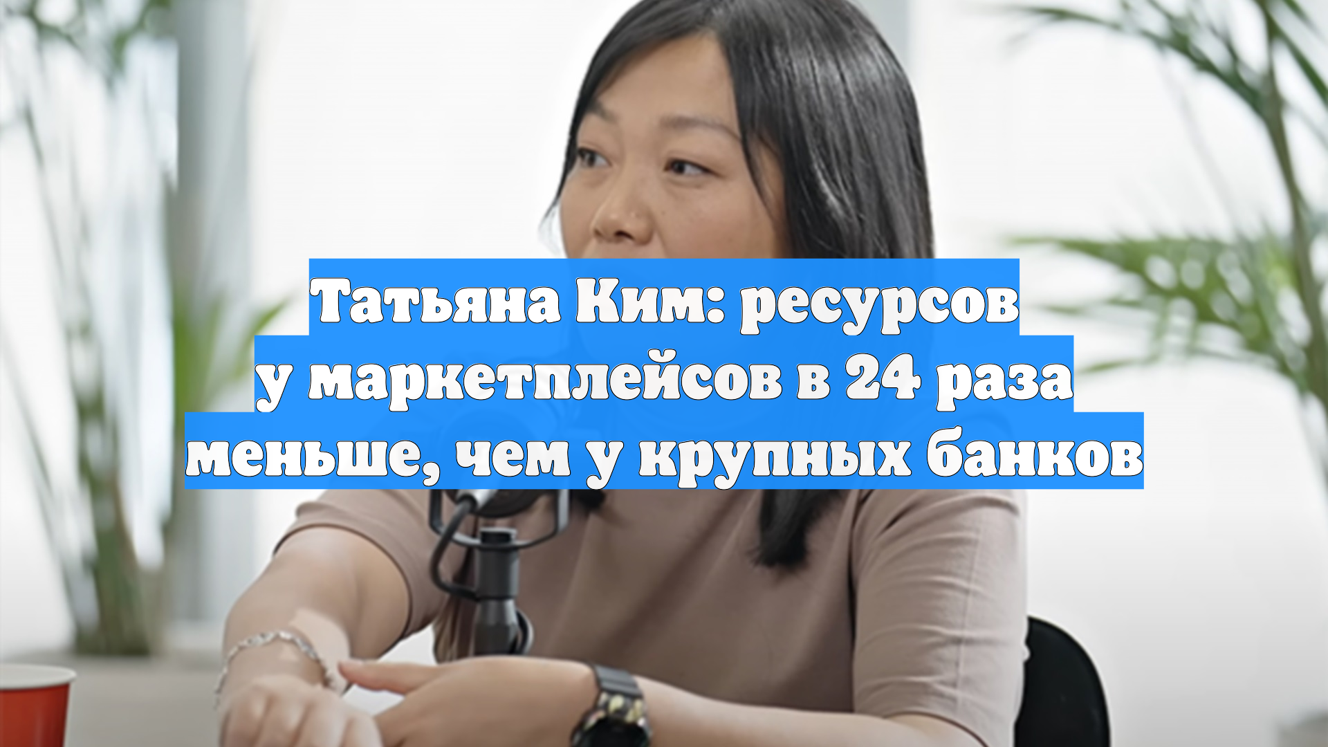 Татьяна Ким: ресурсов у маркетплейсов в 24 раза меньше, чем у крупных банков