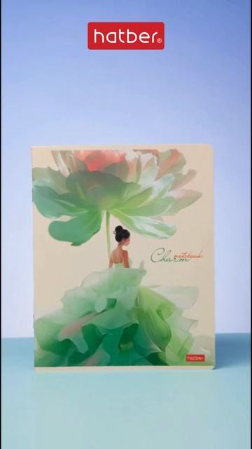 Тетради серия -CHARM- 48л А5ф на скобе, ламинация SOFT-TOUCH