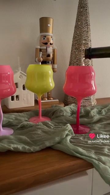 Бокалы как из Pinterest ❤️ Артикул Wildberrries 260310838 #красиваяпосуда#идеяподарков#подарокнановы