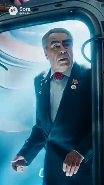 Брежнев слетал в будущее (нейросеть)