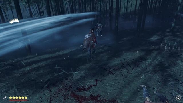 Замес рубка Бандиты манголы Ghost of Tsushima Призрак Цусимы парирование атака уклонение