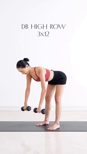 Sexy back workout routine! Save this & tag your friends!💕😘 #backworkouts #dumbbell