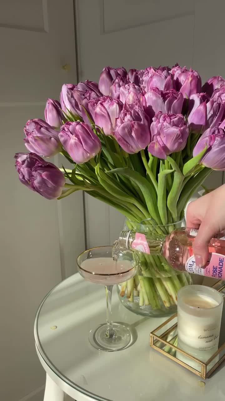 #цветы #бокал