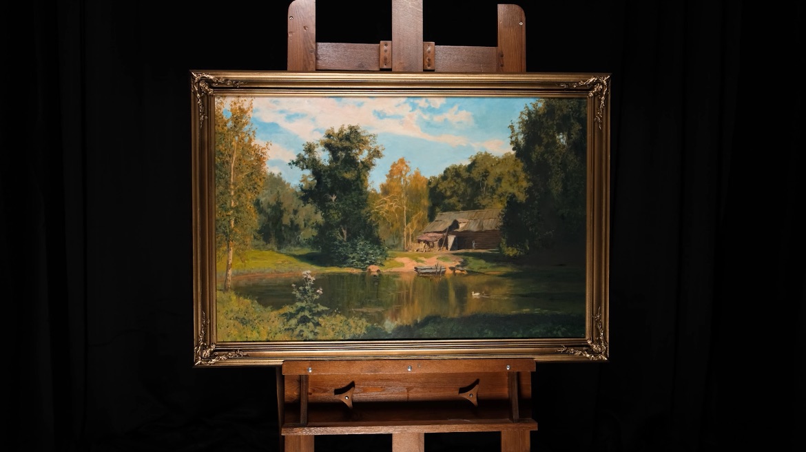 Василий Поленов «Пруд в Абрамцево»