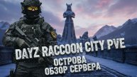 DAYZ RACCOON CITY Deerisle PVE - ОБЗОР СЕРВЕРА
