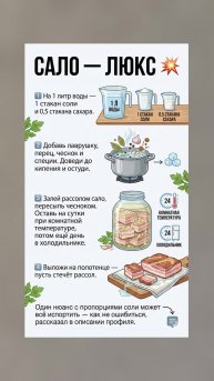 Идеальный рецепт сала: пошаговая инструкция