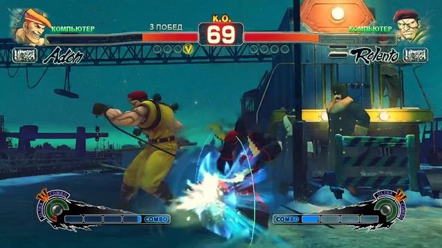 Ultra Street Fighter IV Adon VS Rolento