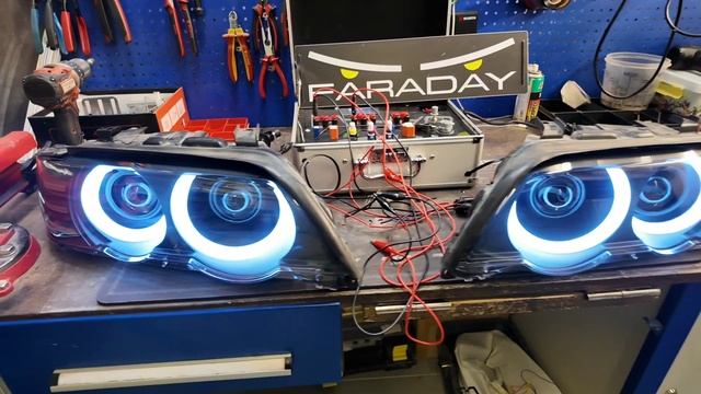 BMW x5 e53 авторская работа по переделке фар.