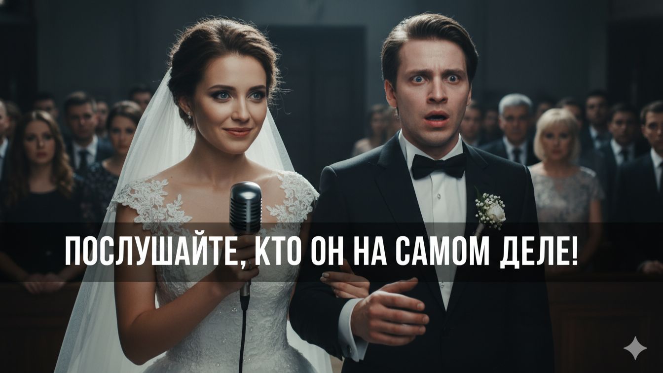 ЗА 5 МИНУТ ДО СВАДЬБЫ Я УЗНАЛА ПРАВДУ.  Я ВЫШЛА К АЛТАРЮ С УЛЫБКОЙ, ЧТОБЫ УНИЧТОЖИТЬ ЕГО ПРИ ВСЕХ.