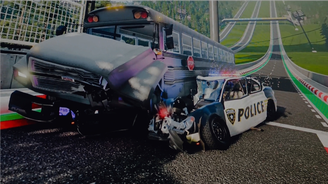 Beaming.Drive. Игра где разбиваются машинки.