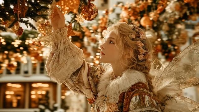 Волшебство северного Рождества: зимний лес в сиянии сказки ❄️✨