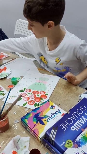 Урок рисования - продолжение...