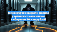 В Петербурге накрыли филиал украинских мошенников с оборотом 50 млн рублей