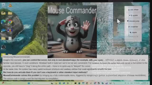 en:  MouseCommander: a gesture-driven tool