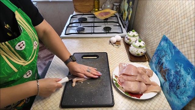 Сочные куриные отбивные в нежном кляре