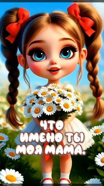 С днём матери. Музыкальная открытка.