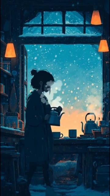 Видео погружающее в атмосферу тепла и уюта