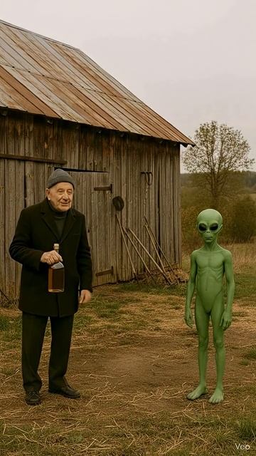 Прикол деда с зеленым