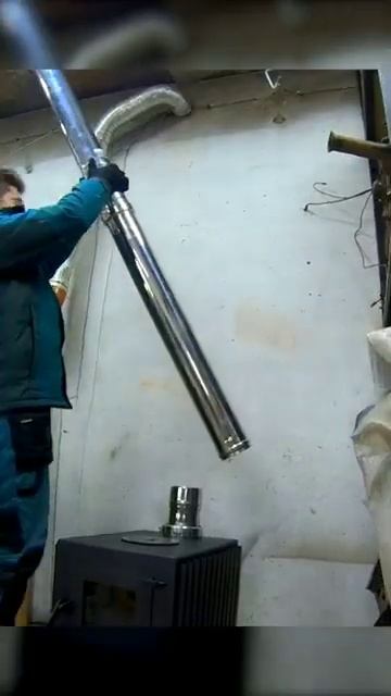 Печь-буржуйка - спасение зимой