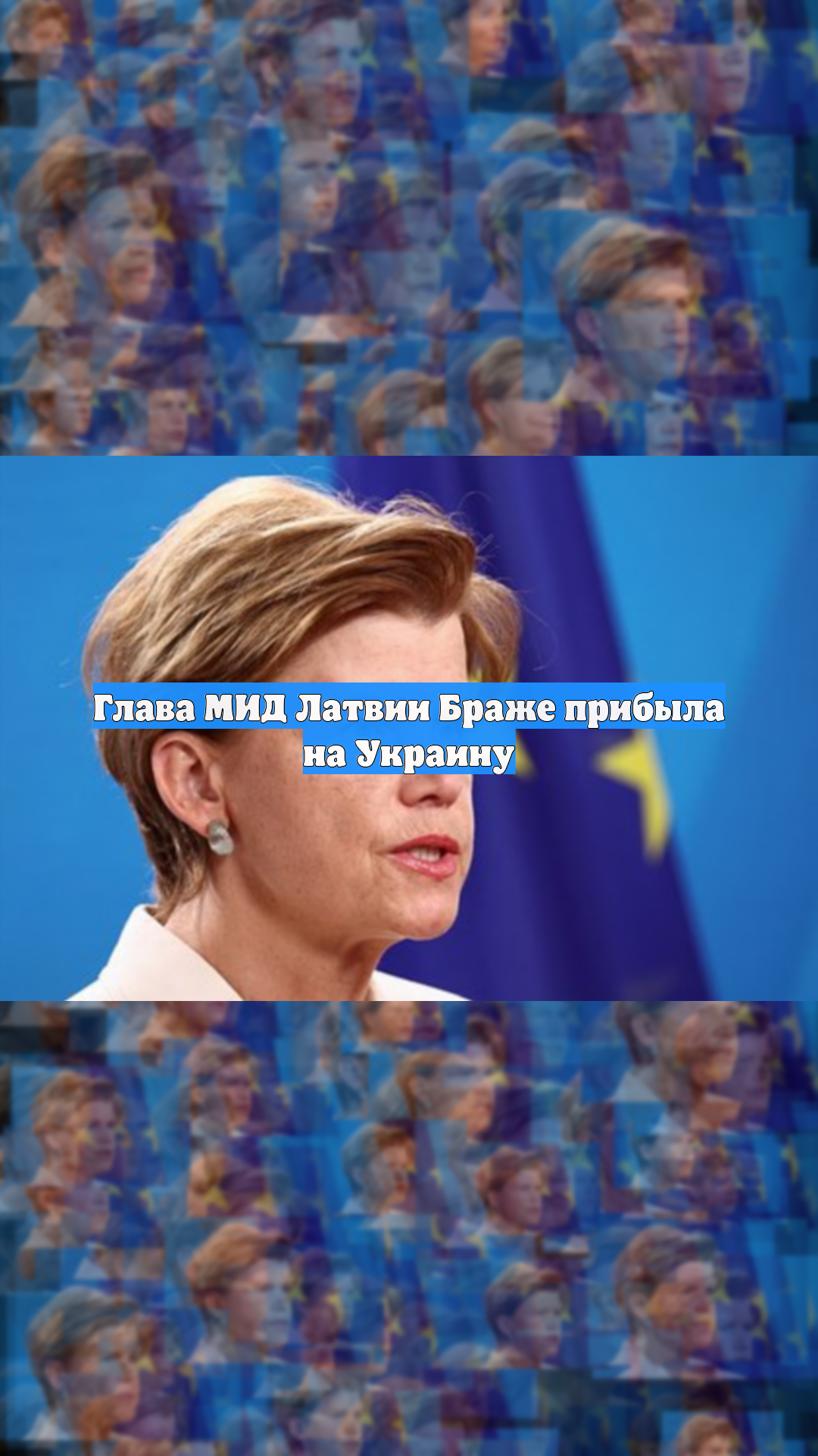Глава МИД Латвии Браже прибыла на Украину