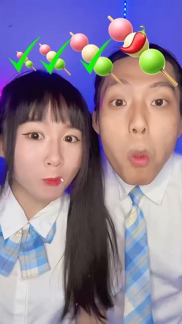 Dango emoji challenge 🍡🥵#asmr #mukbang #dango