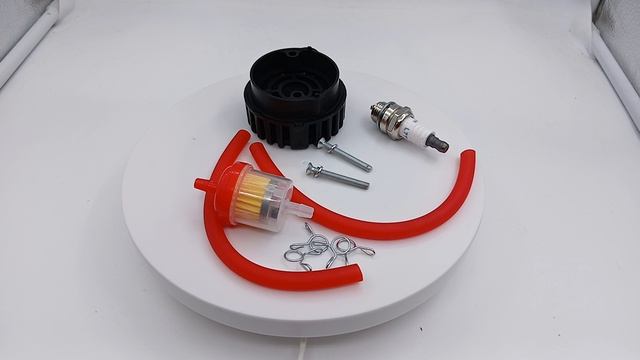 Комплект для ТО детского бензинового квадроцикла 49сс 2Т: воздушный и бензофильтр, шланг, свеча L7T