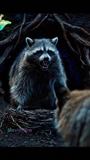 Енотиха и лиса