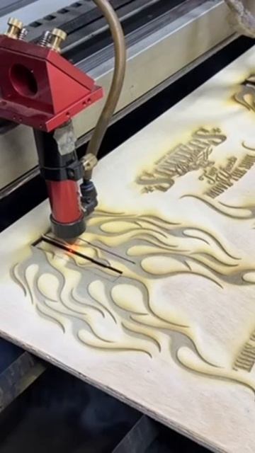 🔥Резка фанеры на лазерном станке LiMark 🔥