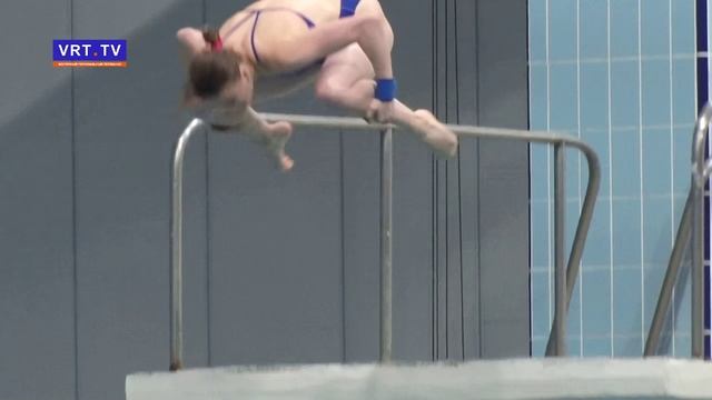 Специальный репортаж. Соревнования по прыжкам в воду.